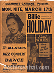 Billie Holiday poster